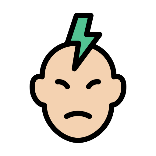 Headache Vector Stall Lineal Color icon