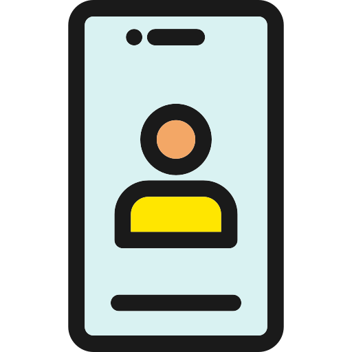 Phone Generic Outline Color icon