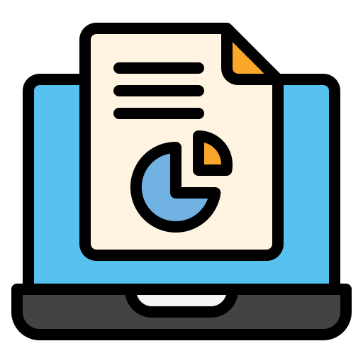 Data report Generic Outline Color icon