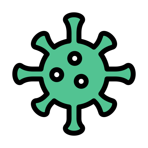 virus Vector Stall Lineal Color icon