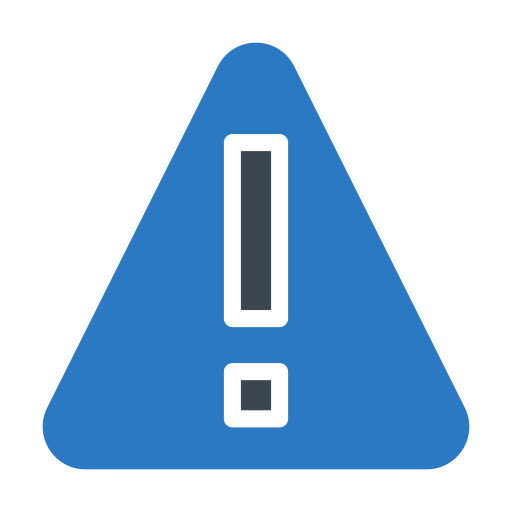 アラート Generic Blue icon