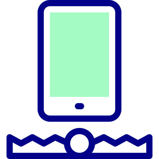teléfono inteligente Detailed Mixed Lineal color icono