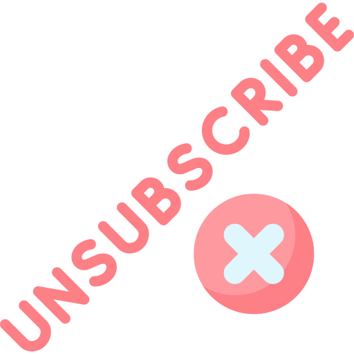 Unsubscribe Special Flat icon
