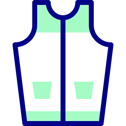 jacke Detailed Mixed Lineal color icon