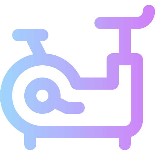 bicicleta estacionaria Super Basic Rounded Gradient icono