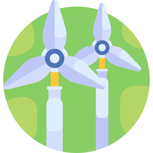 turbine Detailed Flat Circular Flat icoon