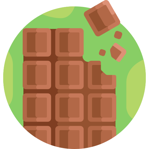 czekolada Detailed Flat Circular Flat ikona