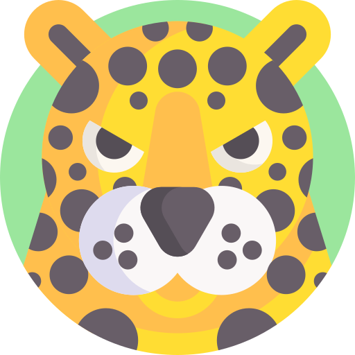 jaguar Detailed Flat Circular Flat Ícone