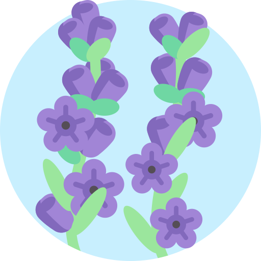 Lavender Detailed Flat Circular Flat icon