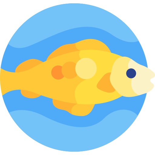 peixe Detailed Flat Circular Flat Ícone