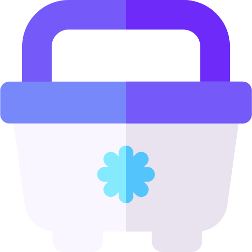 tragbarer kühlschrank Basic Rounded Flat icon
