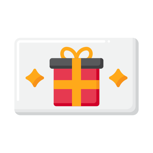 Gift card Flaticons Flat icon