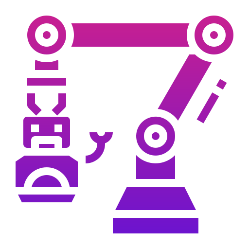 Robotic arm Generic Flat Gradient icon