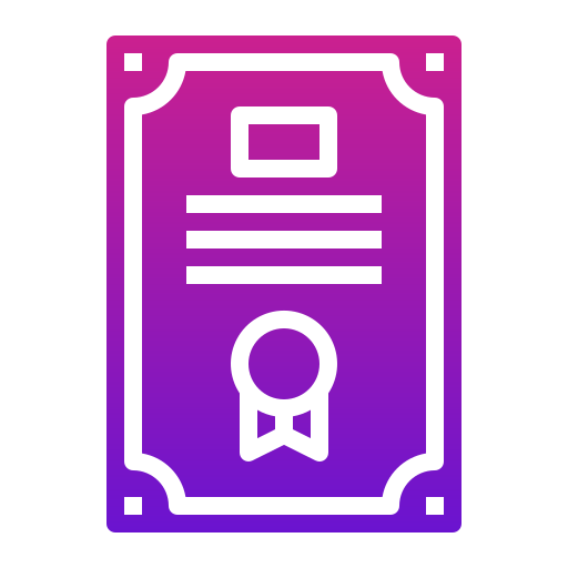 Diploma Generic Flat Gradient icon