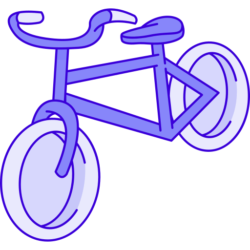 fahrrad Generic Outline Color icon