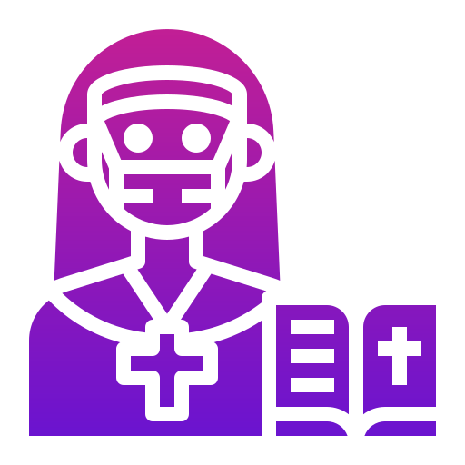 수녀 Generic Flat Gradient icon