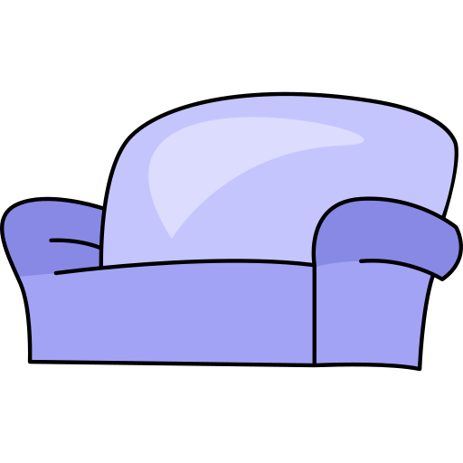 sofa Generic Thin Outline Color icon