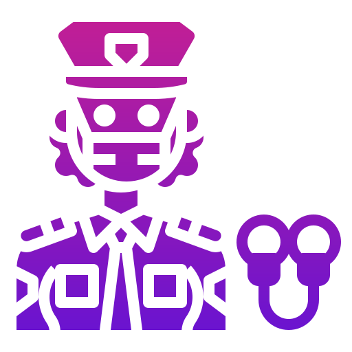 Police Generic Flat Gradient icon
