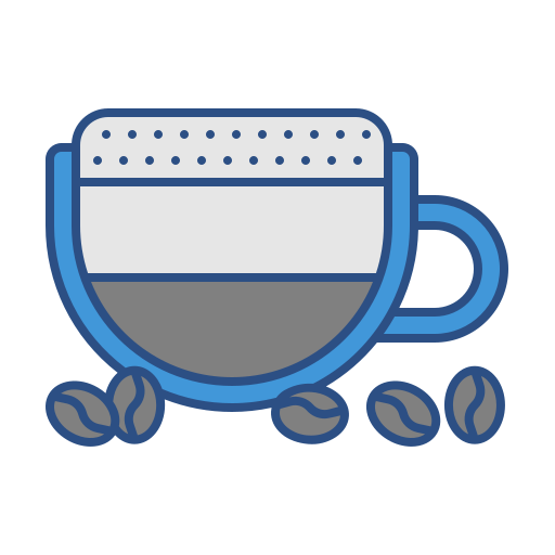 caffè latte Generic Outline Color icona