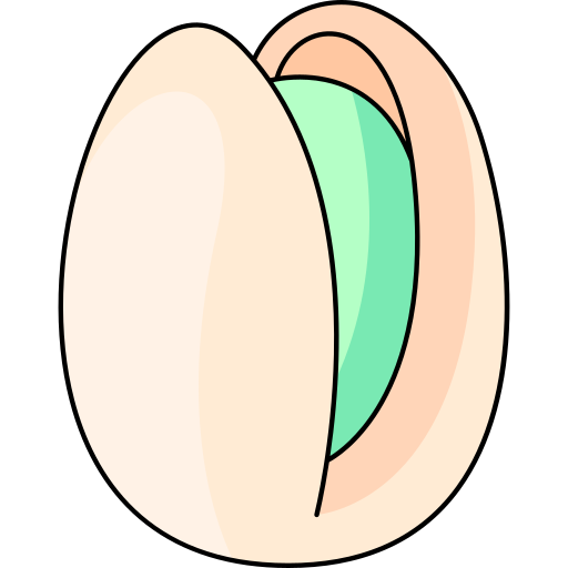 Pistachio Generic Thin Outline Color icon