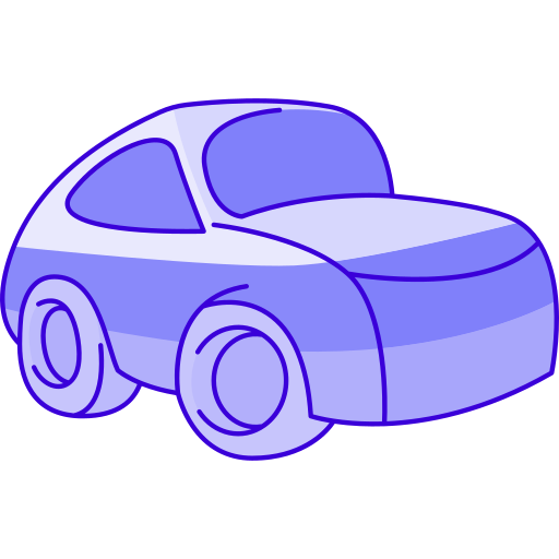 samochód Generic Outline Color ikona