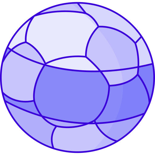 サッカーボール Generic Outline Color icon