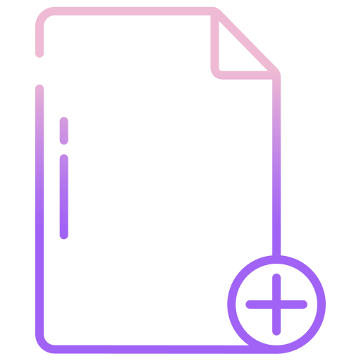 Add file Icongeek26 Outline Gradient icon