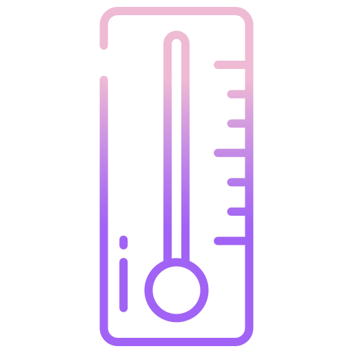 thermometer Icongeek26 Outline Gradient icon