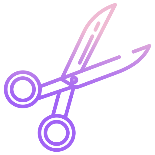 Scissors Icongeek26 Outline Gradient icon