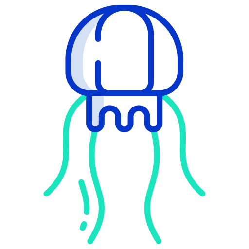 Jellyfish Icongeek26 Outline Colour icon