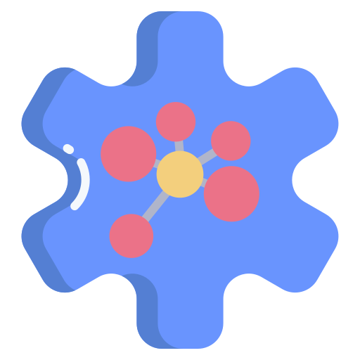 molekularny Icongeek26 Flat ikona