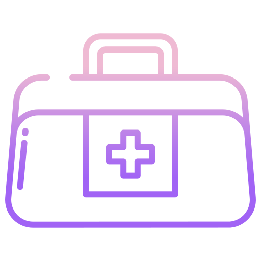 First aid kit Icongeek26 Outline Gradient icon