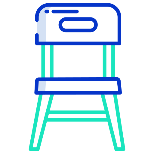 krzesło Icongeek26 Outline Colour ikona