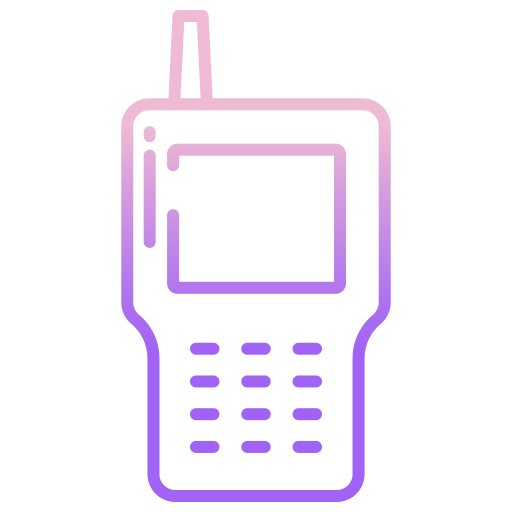 walkie-talkie Icongeek26 Outline Gradient icon