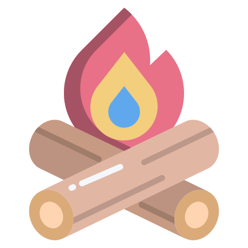 Bonfire Icongeek26 Flat icon