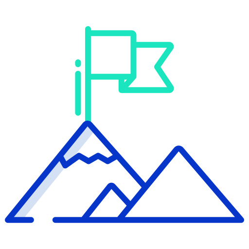 Mountain Icongeek26 Outline Colour icon