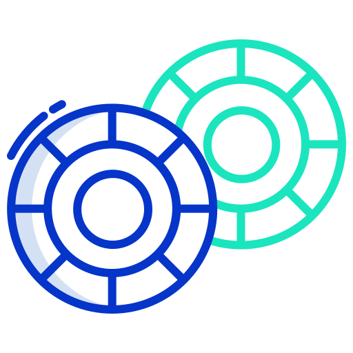 casino-chip Icongeek26 Outline Colour icon