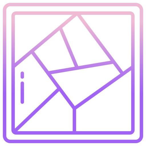 tangram Icongeek26 Outline Gradient icoon