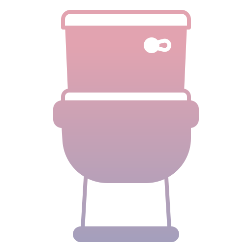 toilet Generic Flat Gradient icoon