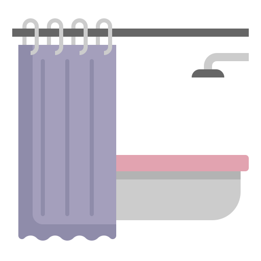 cuarto de baño Generic Flat icono