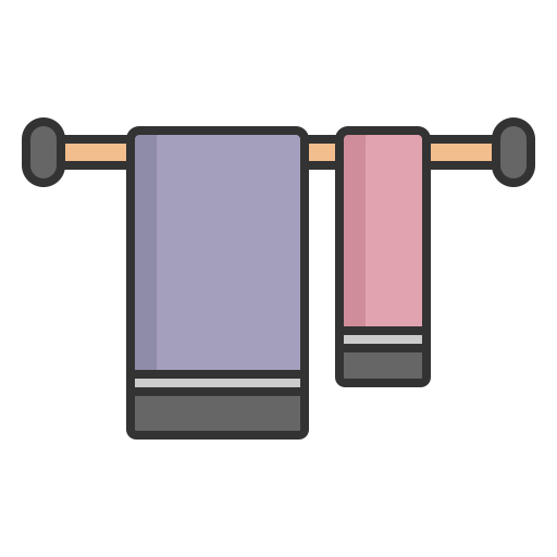 タオル Generic Outline Color icon