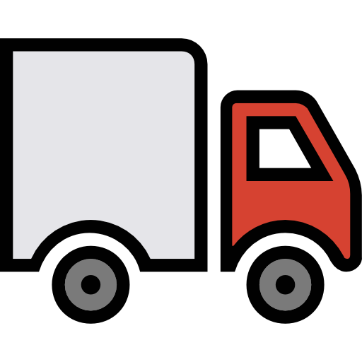 camion delle consegne All-inclusive Lineal color icona