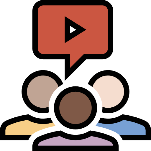 lettore video All-inclusive Lineal color icona