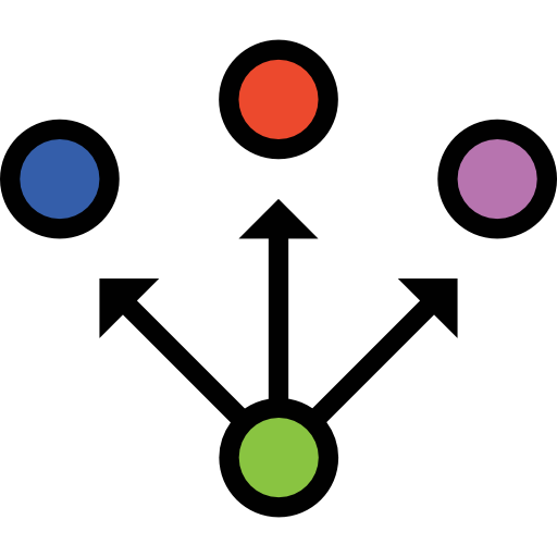 rete All-inclusive Lineal color icona