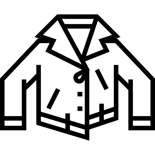 kurtka Detailed Straight Lineal ikona