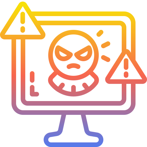 Cyber attack Generic Gradient icon