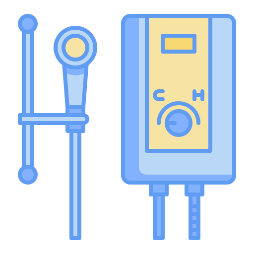 Electric heater Generic Outline Color icon