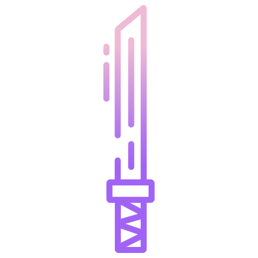 Sword Icongeek26 Outline Gradient icon