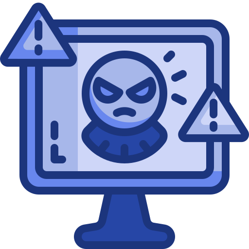 cyber attacke Generic Outline Color icon