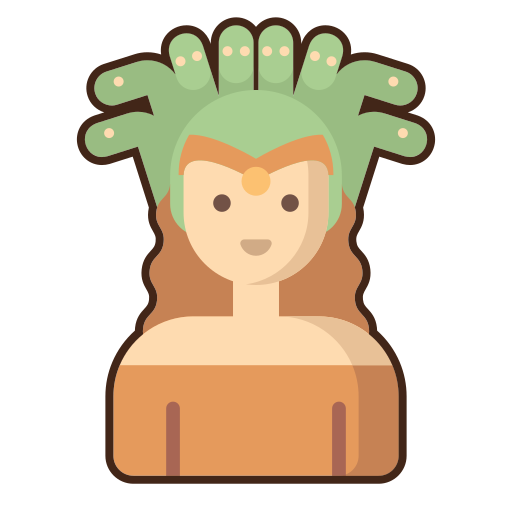 Medusa Flaticons Lineal Color icon